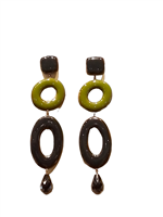 Earrings Rosso Prezioso Woman in Wood 020 - 020